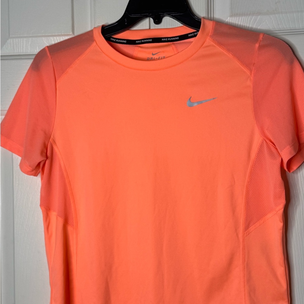 Nike Women's Vibrant Coral Short Sleeve Tee - Picture 8 of 14